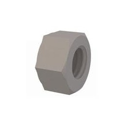 1 pcs : 0450013HN - Screws & Fasteners Hex Nut, 1/2-13 Thread, .430 Height, Natural,Nylon,.750 Across Flats