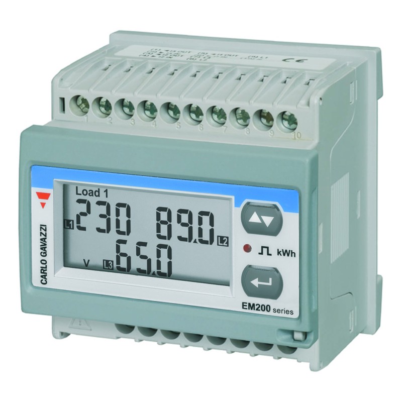 1 pcs - Carlo Gavazzi 3 Phase LCD Energy Meter