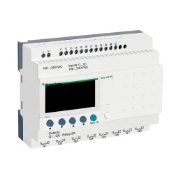 1 pcs - Schneider Electric Zelio Logic Smart Series Logic Module, 120 V ac, 240 V ac Supply, Relay Output, 12-Input, Discrete