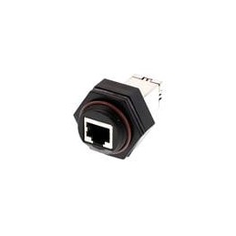 1 pcs : 130055-0001 - Modular Connectors / Ethernet Connectors RCPT BLKHD ENET PASS-THRU