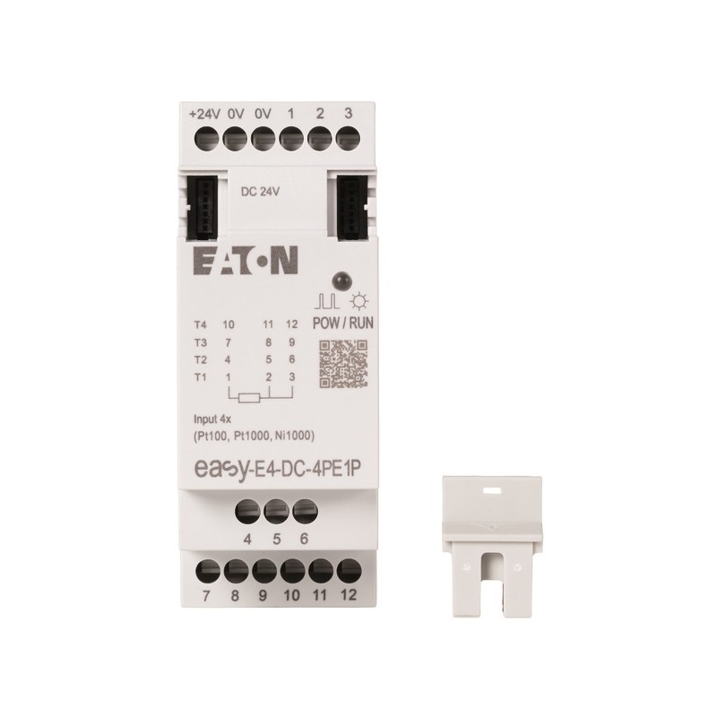 1 pcs - Eaton EasyE4 Series Control Relay, Relay Output, 4-Input, Analog Input