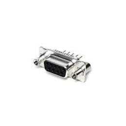 1 pcs : 164A12919X - D-Sub Standard Connectors 9P DSUB SOCKET STRT THRU-HOLE