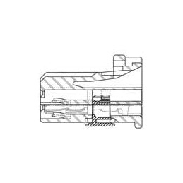 1 pcs : MX34012SF4 - Automotive Connectors Connctor Scket Hsing 12 Pos