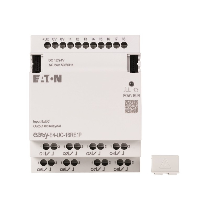 1 pcs - Eaton EasyE4 Series Control Relay, Relay Output, 8-Input, Digital Input