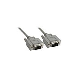 1 pcs : CS-DSDMDB09MM-002.5 - D-Sub Cables DELUXE DB9 M/M MOLDED 2.5