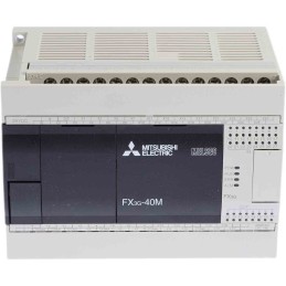 1 pcs - Mitsubishi FX3G Series Logic Module, 12 - 24 V dc Supply, Relay Output, 24-Input, Sink, Source Input