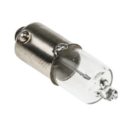 1 pcs - RS PRO BA9s Indicator Light, Clear, 12 V, 833 mA, 250h