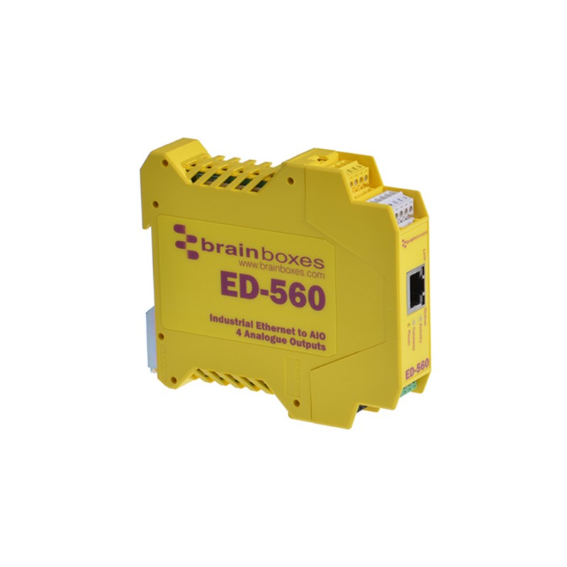 1 pcs - Brainboxes PLC I/O Module for Use with ASCII, Ethernet, Modbus, Analogue
