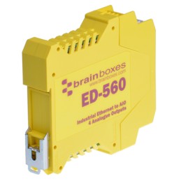 1 pcs - Brainboxes PLC I/O Module for Use with ASCII, Ethernet, Modbus, Analogue
