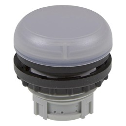 1 pcs - Eaton White Pilot Light Head, 22.5mm Cutout M22 Series