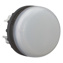 1 pcs - Eaton White Pilot Light Head, 22.5mm Cutout M22 Series