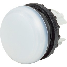 1 pcs - Eaton White Pilot Light Head, 22.5mm Cutout M22 Series