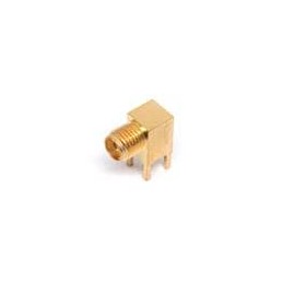 1 pcs : R124680123W - RF Connectors / Coaxial Connectors SMA / RIGHT ANGLE JACK RECEPTACLE FOR PCB SOLDER LEGS