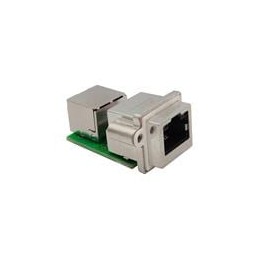 1 pcs : SS-60400-028 - Modular Connectors / Ethernet Connectors SealJack Right Angle PCB Coupler w/ LEDs