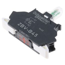 1 pcs - Schneider Electric Harmony XB Series Light Block, 24V ac/dc, Red Light