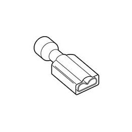 1 pcs : DNF18250FIBX-L - Terminals Fem Disc NYL fully insuld