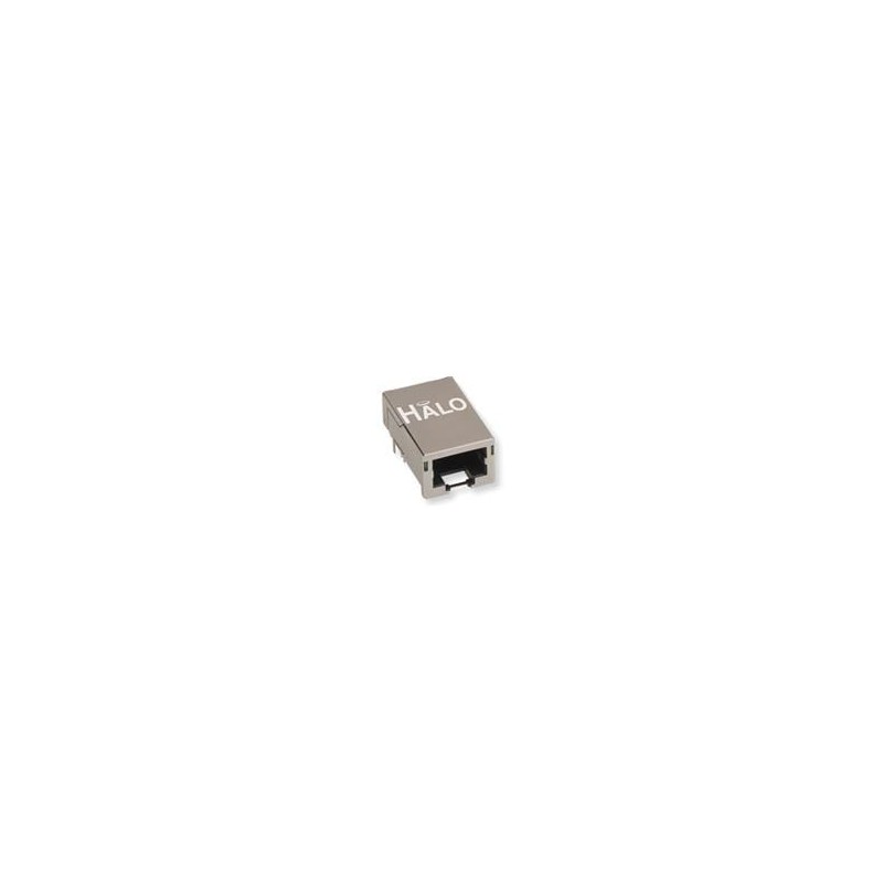 1 pcs : HFJP1-1G11-S1L12LF - Modular Connectors / Ethernet Connectors GIGABIT LwPrfile 1X1 RJ45 w/MAG G/Y LED