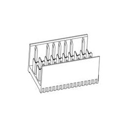 1 pcs : 500-040-231-J01 - Hard Metric Connectors ZD+ Connector, Male, Vert, 2 Pair
