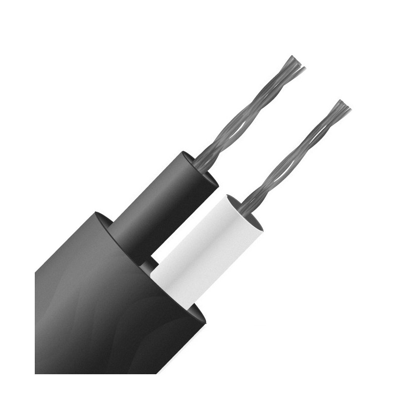 1 pcs - RS PRO Type J Thermocouple Wire, 100m, Unscreened, Silicone Rubber Insulation, +200°C Max, 7/0.2mm