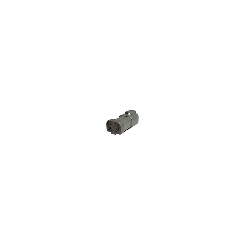 1 pcs : DT04-4P-P021 - Automotive Connectors REC, 4P, GRY, BUSBAR, NICKEL