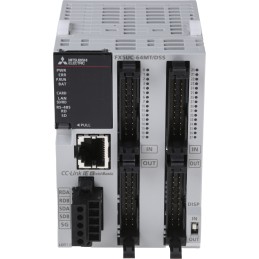 1 pcs - Mitsubishi MELSEC iQ-F Series PLC CPU for Use with FX5 Expansion Adapter, FX5 Extension Module, Analogue Output,