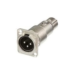 1 pcs : NA3MDF - XLR Connectors 3P M XLR - 3P F XLR ADAPTER
