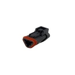 1 pcs : DT06-3S-CE14 - Automotive Connectors PLG, 3P, BLK, E, LATCH PROTECT CAP