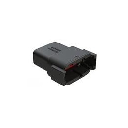 1 pcs : ATM04-12PB - Automotive Connectors 12 Pin Recept. Key Positn B