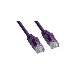 1 pcs : MP-64RJ45UNNP-001 - Ethernet Cables / Networking Cables CAT 6 UNSHIELDED, PURPLE, 1'