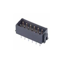 1 pcs : M80-8541242 - Headers & Wire Housings 6+6 POS DIL MALE VERT UNLATCHED TIN