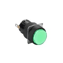 1 pcs : XB6EAV3BP - Industrial Panel Mount Indicators / Switch Indicators PL, Round, green, 24V,