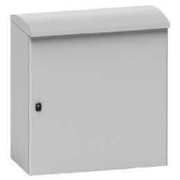 1 pcs - Schneider Electric NSYS Series Steel Single-Door-Door Floor Standing Enclosure, Opaque Door, IP66, 658 x 600 x 330mm