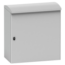 1 pcs - Schneider Electric NSYS Series Steel Single-Door-Door Floor Standing Enclosure, Opaque Door, IP66, 862 x 800 x 430mm