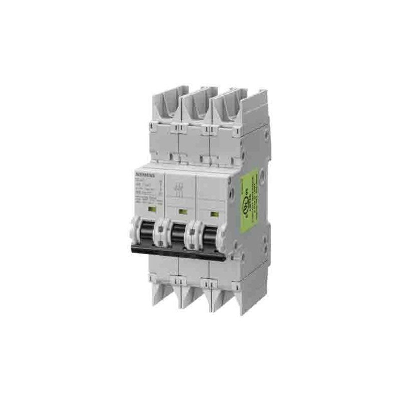 1 pcs - Siemens SENTRON 5SJ4 MCB, 3P, 32A Curve C, 400V AC, 60V DC, 10 kA Breaking Capacity