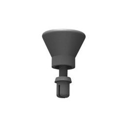 1 pcs : SRT-4070B - Screws & Fasteners Snap Rvt,Knob ,Blk,.177 in-.216 inHold, Snap Rivet,Knob,Black,1K/Bag