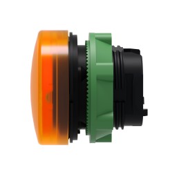 1 pcs - Schneider Electric Orange Pilot Light Head, 22mm Cutout Harmony XB5 Series