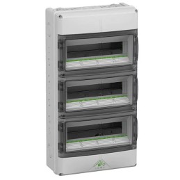 1 pcs - Spelsberg Grey Polycarbonate General Purpose Enclosure, IP65, IK08, Transparent Lid, 600 x 315 x 155mm