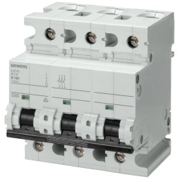1 pcs - Siemens SENTRON 5SP4 MCB, 3P, 100A Curve D