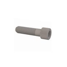1 pcs : 3431218125 - Screws & Fasteners Hex Socket Cap Screw, 5/16-18 Thread, 1 1/4 Lg, Knurled, Natural, Nylon