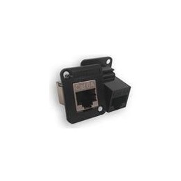 1 pcs : EHRJ45P6A - Modular Connectors / Ethernet Connectors RJ45 CAT 6A Feedthru NonShielded