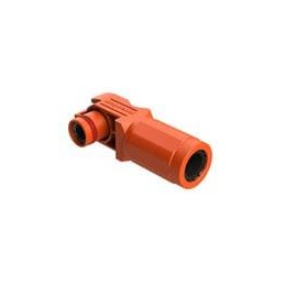 1 pcs : ATHP061RS08NN-35-ORG - Heavy Duty Power Connectors 8mm RA plug socket 130A/1000V, orange