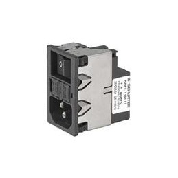 1 pcs : KMF1.1211.11 - AC Power Entry Modules 1A 2-P SW 1-P FUSE 10A/250VAC No/Drawer