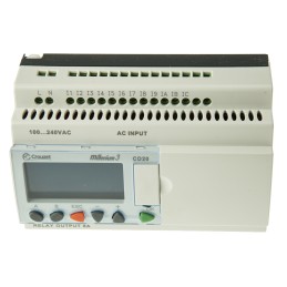 1 pcs - Crouzet Millenium 3 Series Logic Module, 230 V ac Supply, Relay Output, 12-Input, Digital Input