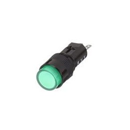 1 pcs : AP2M122-G - Industrial Panel Mount Indicators / Switch Indicators 12mm Pilot Light Green