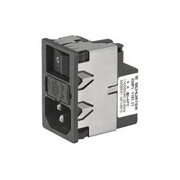 1 pcs : KMF1.1221.11 - AC Power Entry Modules KMF PWR ENTRY MODUL W. FILTER 2A