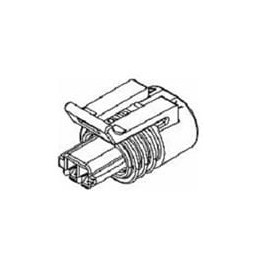 1 pcs : 12162198 - Automotive Connectors 2P FM GRAY CONN ASSY MP 150.2 SERIES