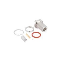 1 pcs : 172386 - RF Connectors / Coaxial Connectors Type N Str Crmp Jck LMR-240 50 Ohm BlkHd