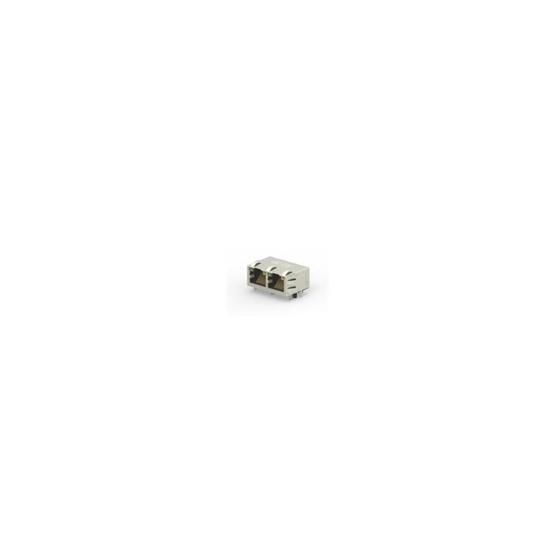 1 pcs : 2301996-7 - Modular Connectors / Ethernet Connectors RJ45 JACK INT.MAG. 1GB LED 1X2 INV.