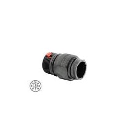 1 pcs : CL1C2101 - Standard Circular Connector 9P Pin Receptacle In-Line IP67 Size 2