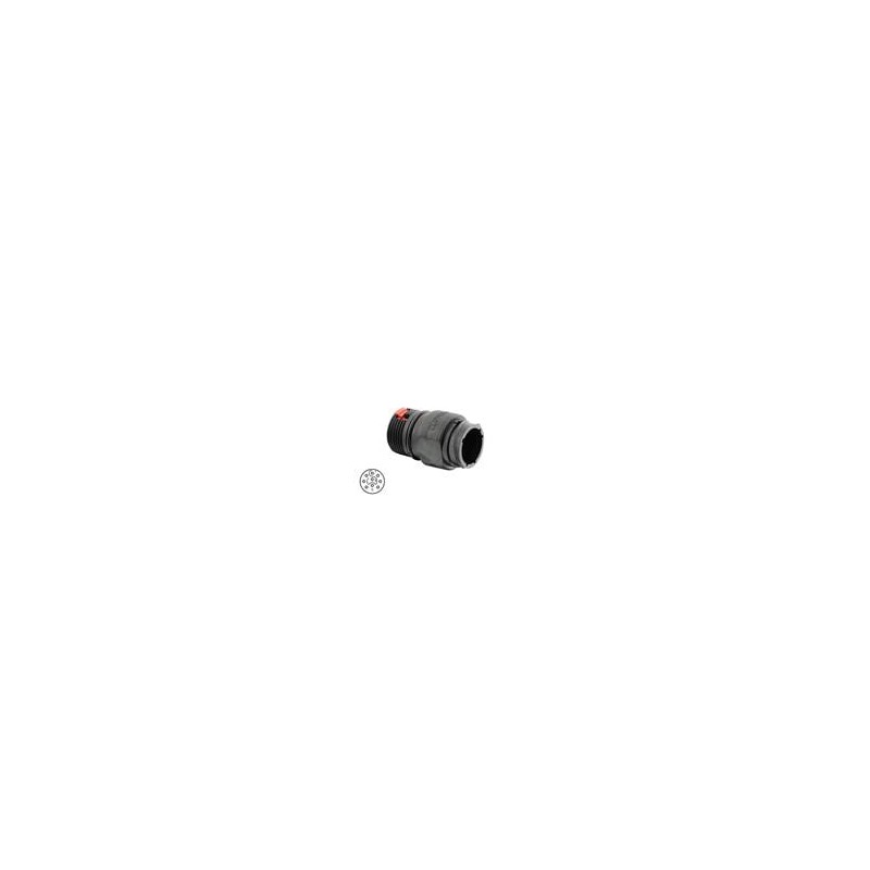 1 pcs : CL1C2101 - Standard Circular Connector 9P Pin Receptacle In-Line IP67 Size 2